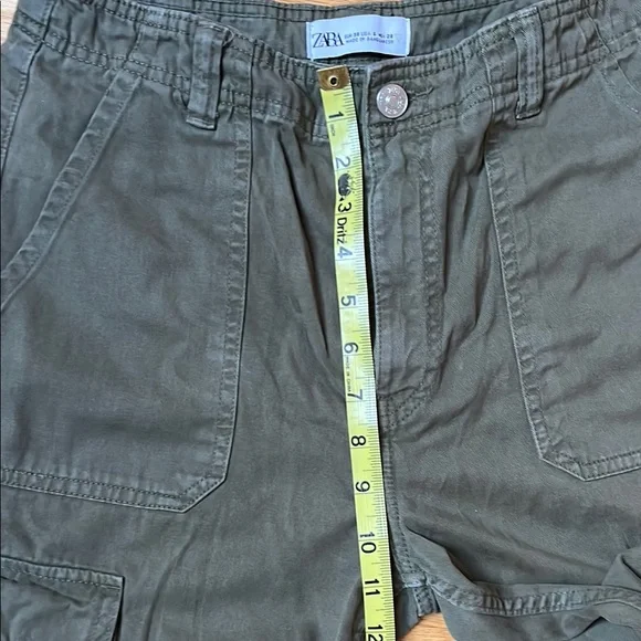 Zara Green Cargo Pants - Picture 4 of 8